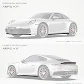 Paktechz Porsche 992 Carrera, Carrera S Full Dry Carbon Aerodynamics kit 2019-2024